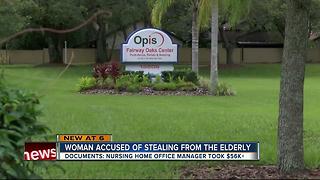 Woman accused of stealing from elderly