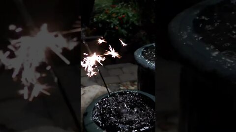 This Sparkler Would Not Go Out!!