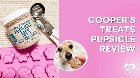 Dog Treat Review - Cooper's Treats Pupsicle Mixes