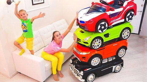 Magic Little Driver ride on Toy Cars and Transform car for kids