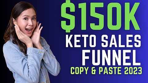 Make $150k Copy & Paste My Keto Sales Funnel in Affiliate Marketing in 2023 🔥🔥 #affiliatemarketing