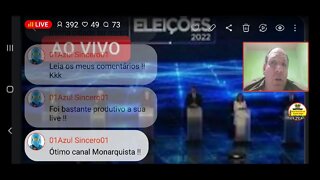 Ao vivo: Análise do Debate na Band. eleições 2022. debate dos presidenciais