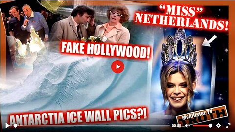 HOLLYWOOD CONVERSIONS! WIKILEAKS ANTARCTICA PIX! MARILYN'S FOREHEAD! ICE WALL!