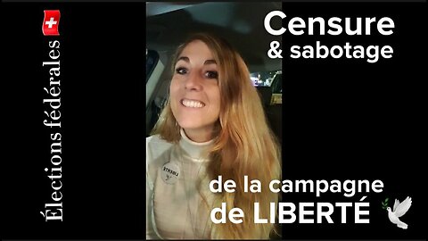 Censure et sabotage total de la campagne de LIBERTÉ - Peuple d'abord