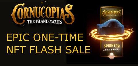 NFT FLASH SALE - Cornucopias #CornucopiasGame #CardanoNFTs #ADA #Metaverse #altcoin #InGoodFortune