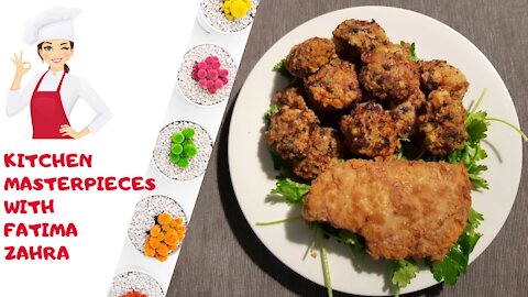 How to prepare meatballs and fried chicken (broast) step by step + the secret of chicken crunch