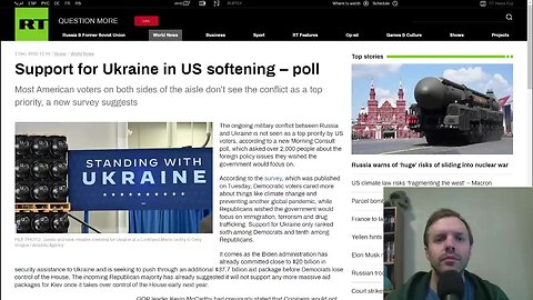 Support for Ukraine in US softening