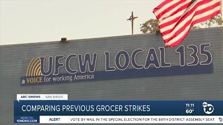 Union members reflect on previous grocery workers strikes amid current vote whether to strike