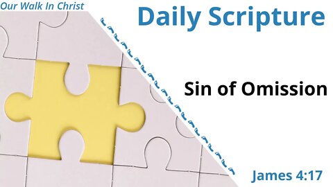 Sins of Omission | James 4:17