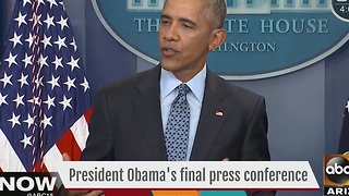 President Obama talks plans for future in final press conference