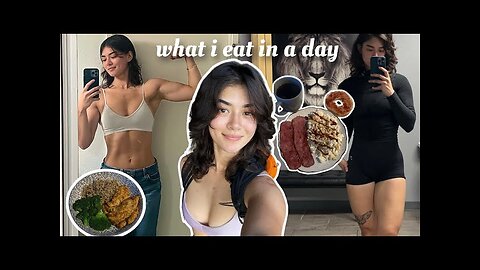 what I eat in a day to get LEAN and STRONG