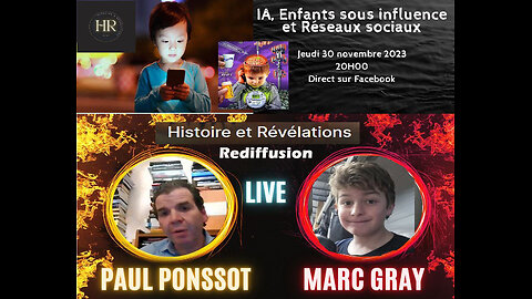 Paul Ponssot et Marc Gray : " IA, Enfants sous Influence Les Réseaux Sociaux " sur H&R