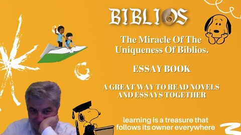 Essay Book ! The uniqueness of Biblios lies in its Book Essays