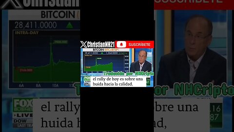 Larry Fink (CEO de BLACKROCK) habla OTRA VEZ sobre #Bitcoin y #cripto #btc