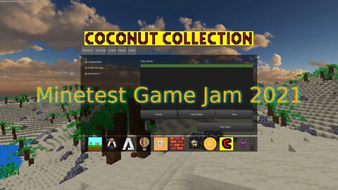 Minetest Game Jam 2021 | Coconut Collection (Placed 19th)