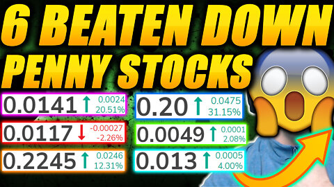 6 Penny Stocks that can 10x Soon ⚠️