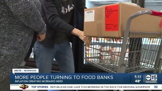 More people turning to food banks