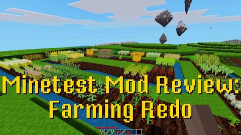 Minetest Mod Review: Farming redo