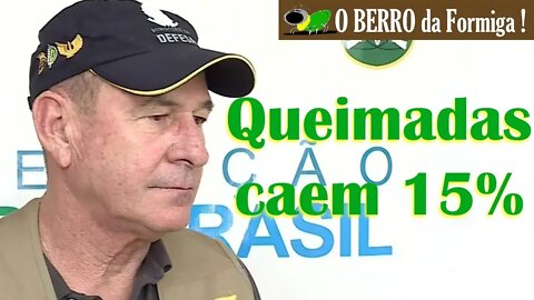 Amazônia - Queimadas caem 15% - Min Fernando Azevedo, balanço da Operação Verde Brasil