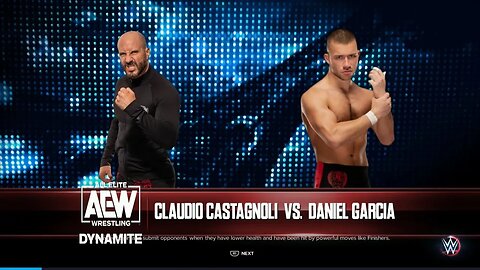 AEW Continental Classic Tournament Blue League Claudio Castagnoli vs Daniel Garcia