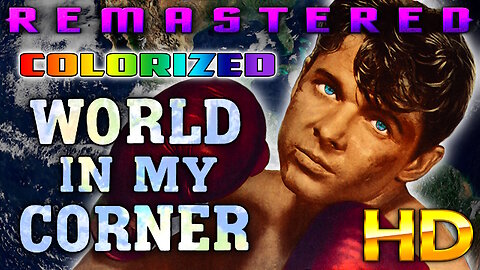 World In My Corner - AI COLORIZED - HD REMASTERED - Film Noir - Starring Audie Murphy