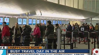 CVG expects a busy travel day in the air