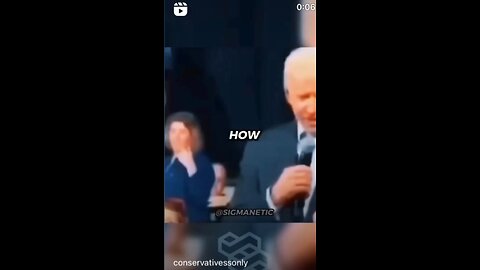 Biden gets excited