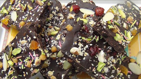 Protein Bar Easy Recipe|Best Energy Nuts Oats Bar Yummy Healthy Chocolate
