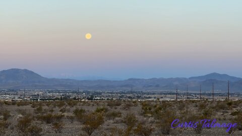 Worm Moon setting 3/18/2022