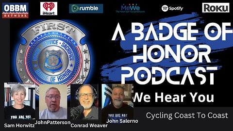 Cycling Coast to Coast For Awareness - A Badge of Honor Podcast