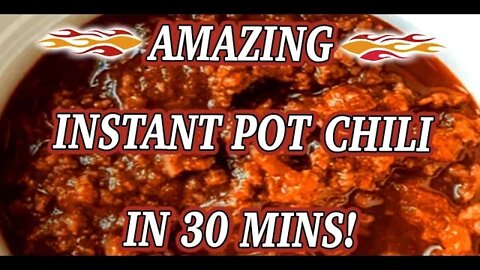 HOW TO MAKE AMAZING INSTANT POT CHILI IN 30 MINUTES | Kitchen Bravo