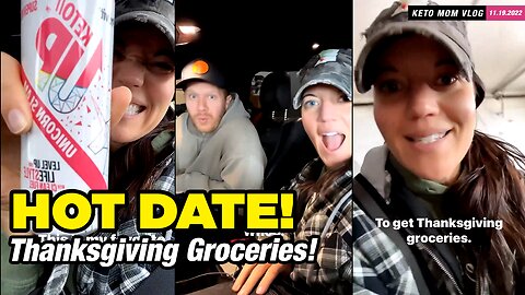 We're Going On Hot Date! To Do Thanksgiving Groceries! | KetoMOM Vlog