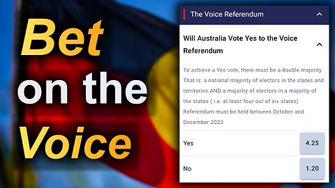 How to bet on The Voice referendum