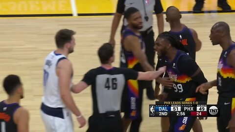 Luka Doncic and Jae Crowder's Beef Continues as Crowder Spitting Trash in Lukas's Face!