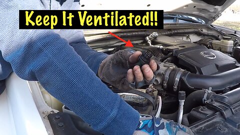 Nissan Frontier (2014) 4.0L V6 PCV Valve Replacement DIY