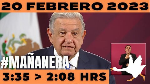 💩🐣👶 #AMLITO | Mañanera Lunes 20 de Febrero 2023 | El gansito veloz de 3:35 a 2:08.