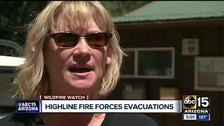 Wildfire forces evacuations near Payson