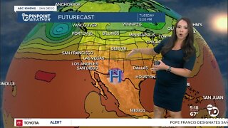 ABC 10News PinPoint Weather With Meteorologist Angelica Campos