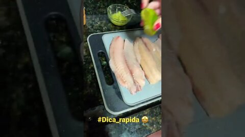 Como temperar peixe fácil! Dica coringa #Shorts