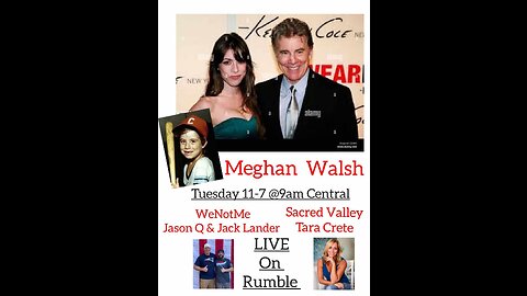 WeNotMe with Sacred Valley interview Meghan Walsh 11/7 10am ET 9am CT 8am MT 7am PT