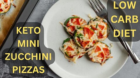 How To Make Keto Mini Zucchini Pizzas