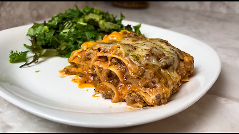 Applewood Smoked Cheddar Lasagna