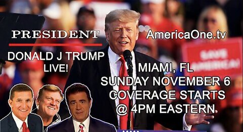 LIVE from Miami. President Trump's Save America Rally. #BorderSecurity #ElectionIntegrity #RightsandFreedoms