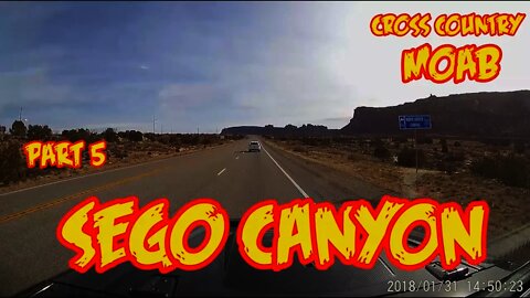 Part 5, Moab, Sego,, Ghost town, cave houses, Anticline, cross country trip in a Jeep