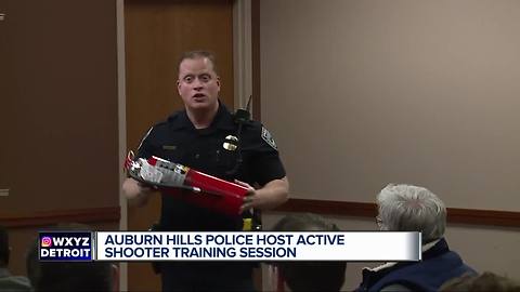 Auburn Hills police advise taking action in an active shooter situation