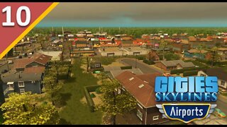 The Oil Industry Round-a-bout Profitable l Cities Skylines Airports DLC l Part 10