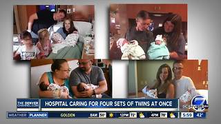 Lutheran Medical Center in Wheat Ridge has four sets of twins at once