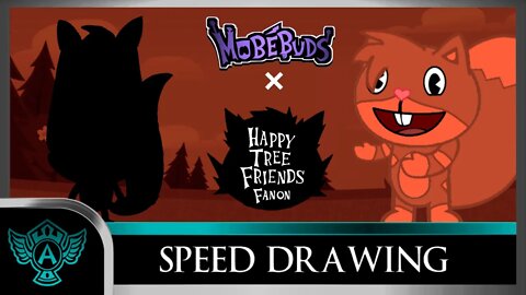 Speed Drawing: Happy Tree Friends Fanon - Wabbit | Mobebuds Style