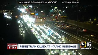 Pedestrian killed at Interstate 17 and Glendale Avenue