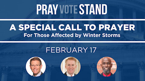 Pray Vote Stand: Prayer for Winter Weather Crises